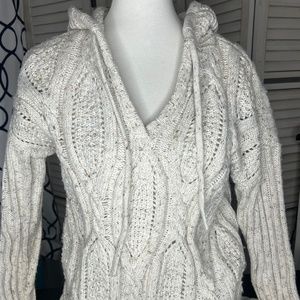 Cable-knit sweater
